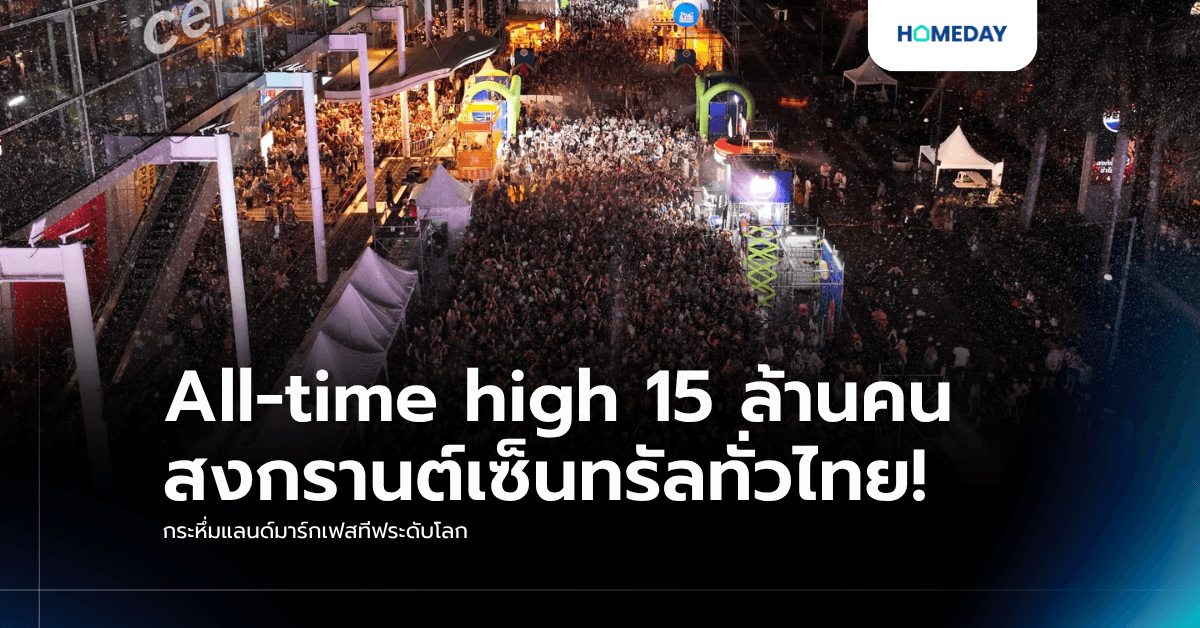 All-time high 15 ล้านคนสงกรานต์เซ็นทรัลทั่วไทย! กระหึ่มแลนด์มาร์กเฟสทีฟระดับโลก