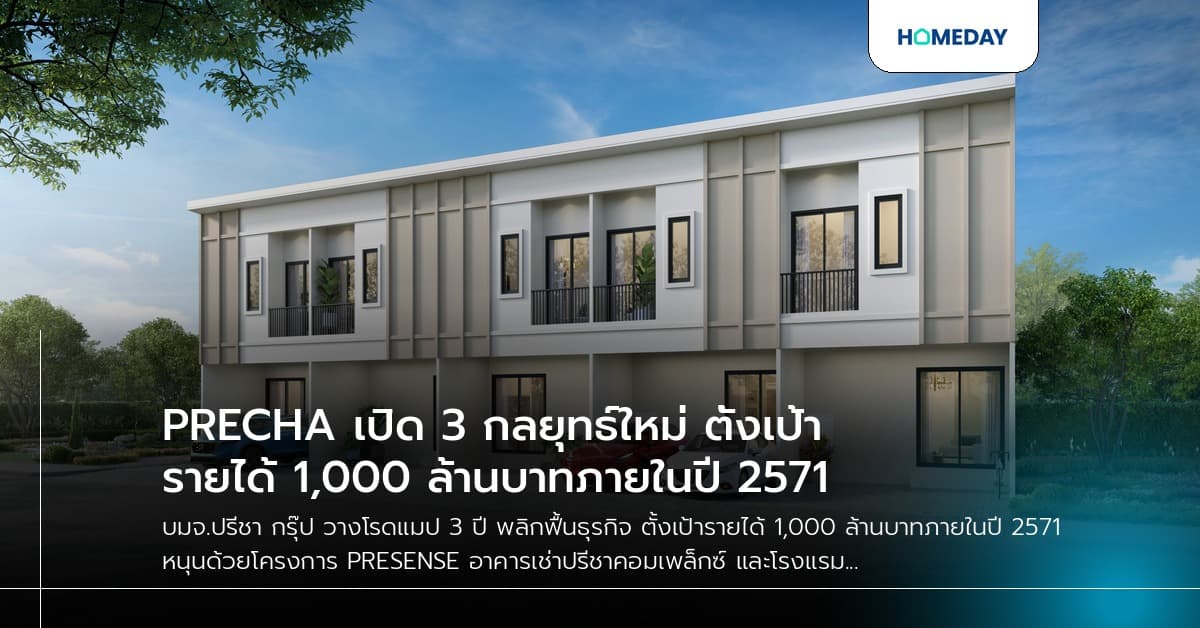 PRECHA เปิด 3 กลยุทธ์ใหม่ ตั้งเป้ารายได้ 1,000 ล้านบาทภายในปี 2571
