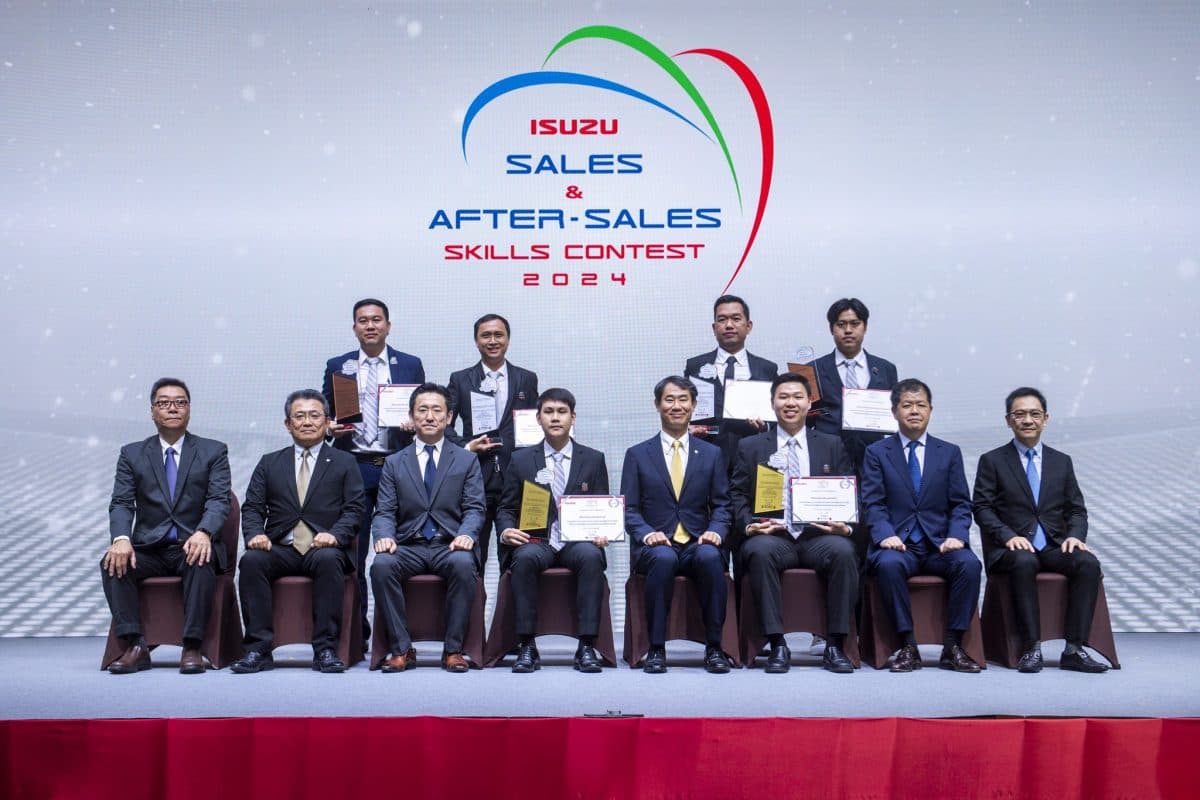 อีซูซุเดินหน้าจัดการแข่งขันทักษะด้านการขายและบริการหลังการขายประจำปี 2567 เพื่อสร้างความเชื่อมั่นและความพึงพอใจสูงสุดแก่ลูกค้า