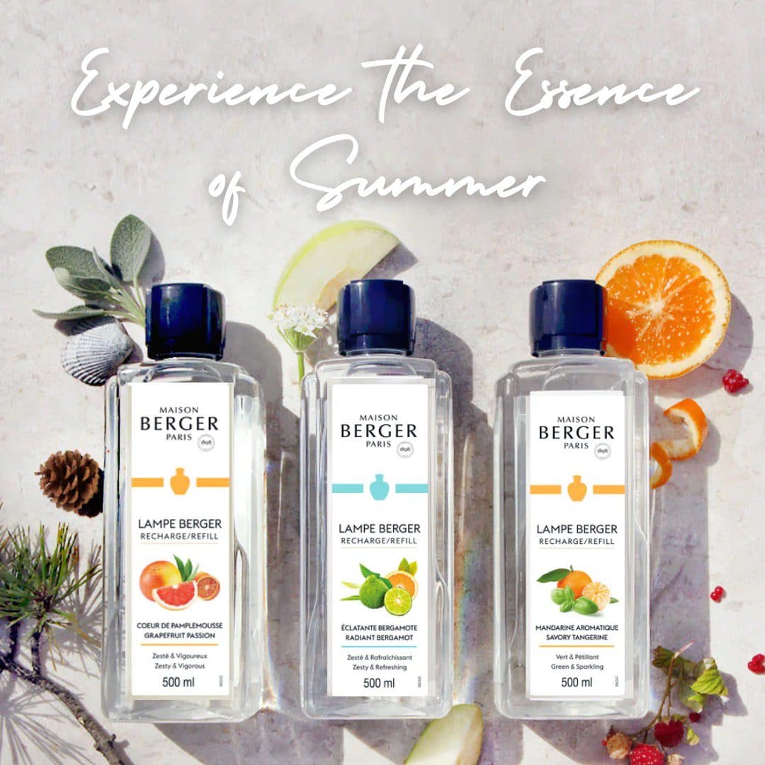 Maison Berger Paris ชวนสัมผัสกลิ่นหอมสดชื่นรับฤดูร้อนภายในบ้านแนะนำ 7 กลิ่นน้ำหอมปรับอากาศไฮไลต์ ช่วงซัมเมอร์นี้