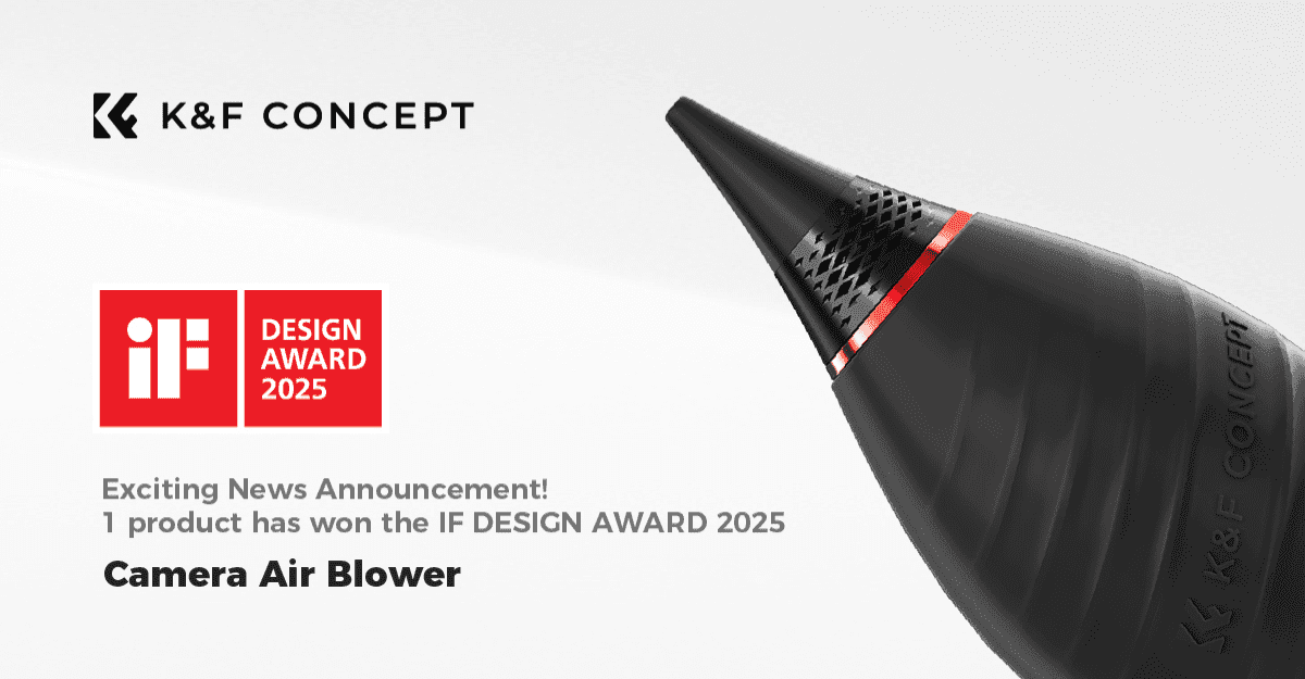 K&F CONCEPT คว้ารางวัล iF Design Award 2025 ลูกยางเป่าลมทำความสะอาดกล้อง