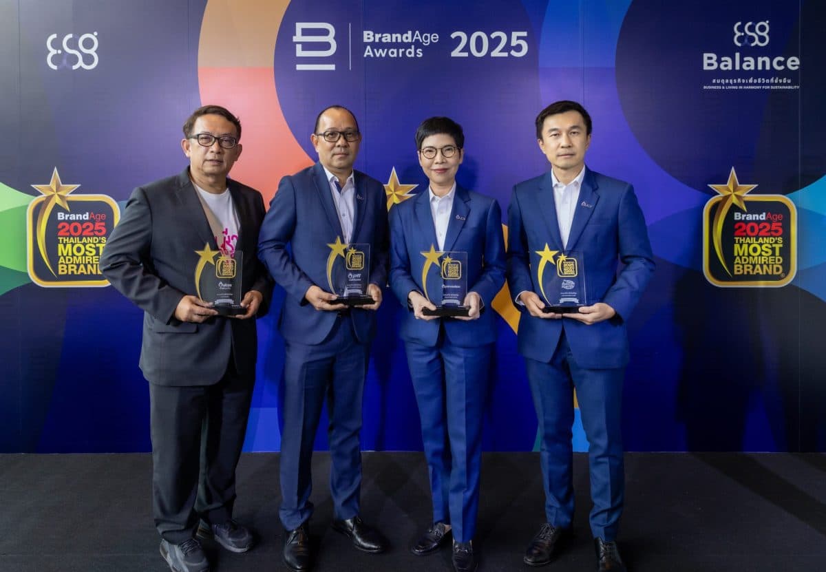 OR คว้า 9 รางวัลจากงาน 2025 Thailand’s Most Admired Brand & Company ตอกย้ำความเป็นแบรนด์ที่ผู้บริโภคไว้วางใจมากที่สุด
