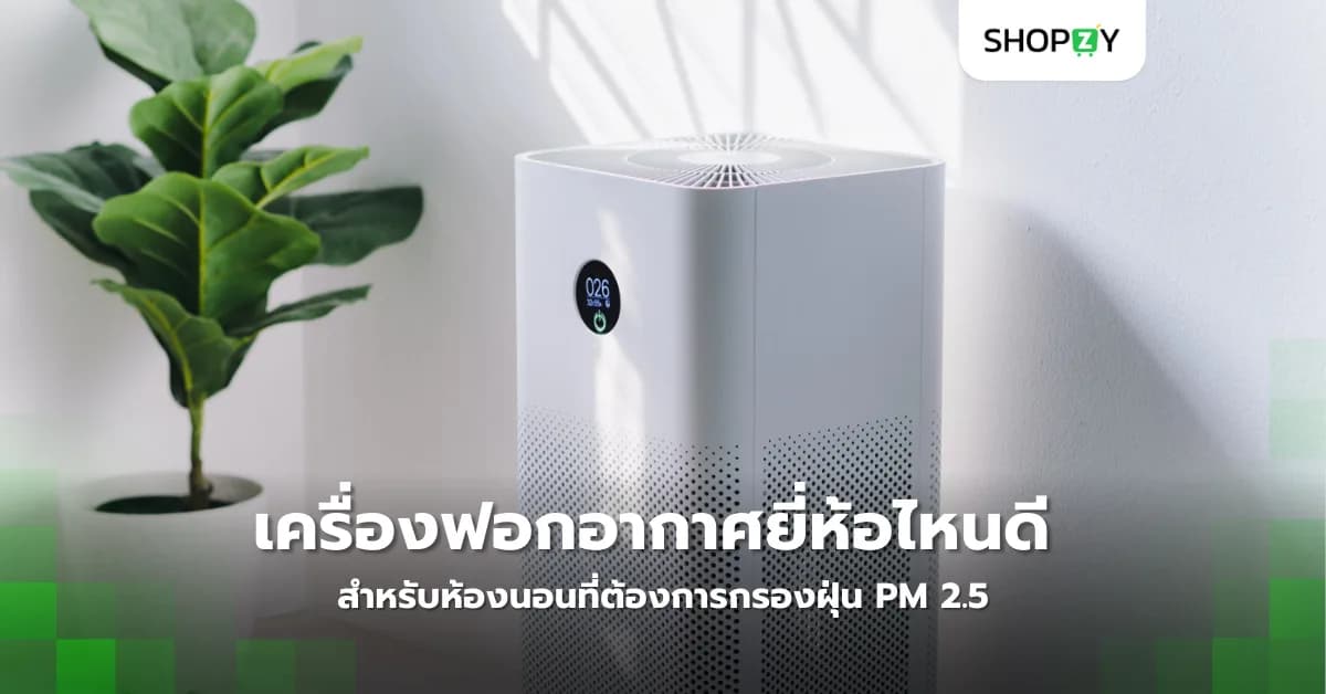 เครื่องฟอกอากาศยี่ห้อไหนดี สำหรับห้องนอนที่ต้องการกรองฝุ่น PM 2.5 ได้อย่างมีประสิทธิภาพในปี 2025?