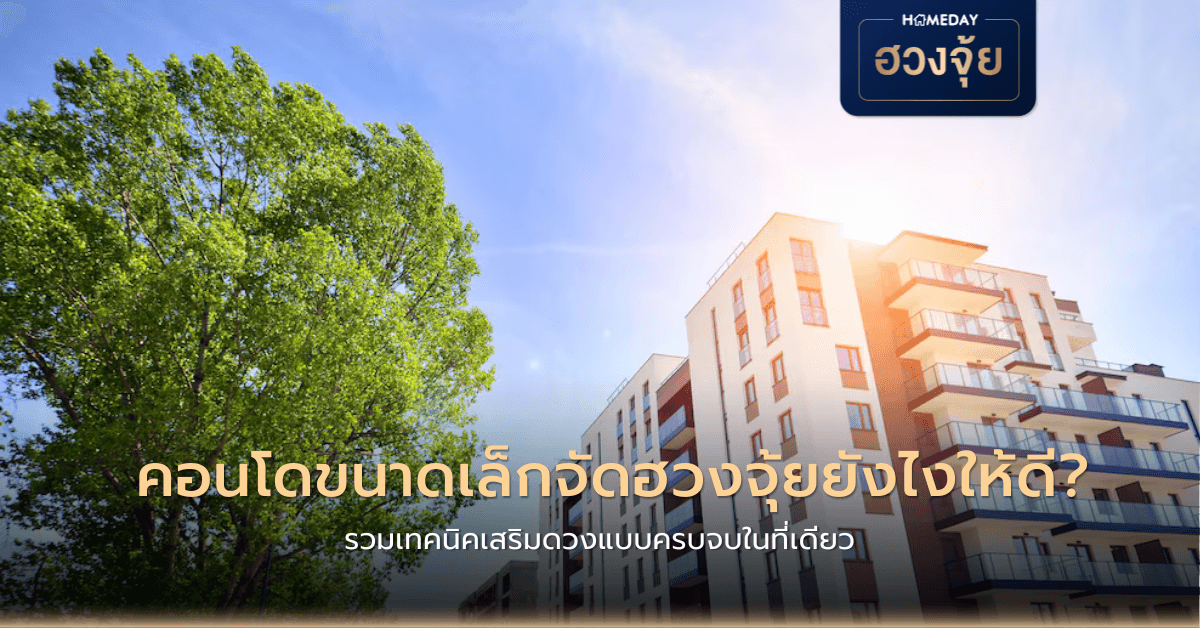 คอนโดขนาดเล็กจัดฮวงจุ้ยยังไงให้ดี? รวมเทคนิคเสริมดวงแบบครบจบในที่เดียว