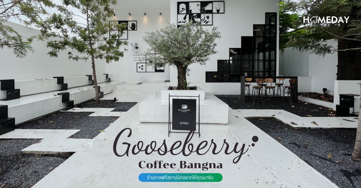Gooseberry Coffee Bangna ร้านกาแฟที่สถาปนิกอยากให้คุณมาชิม