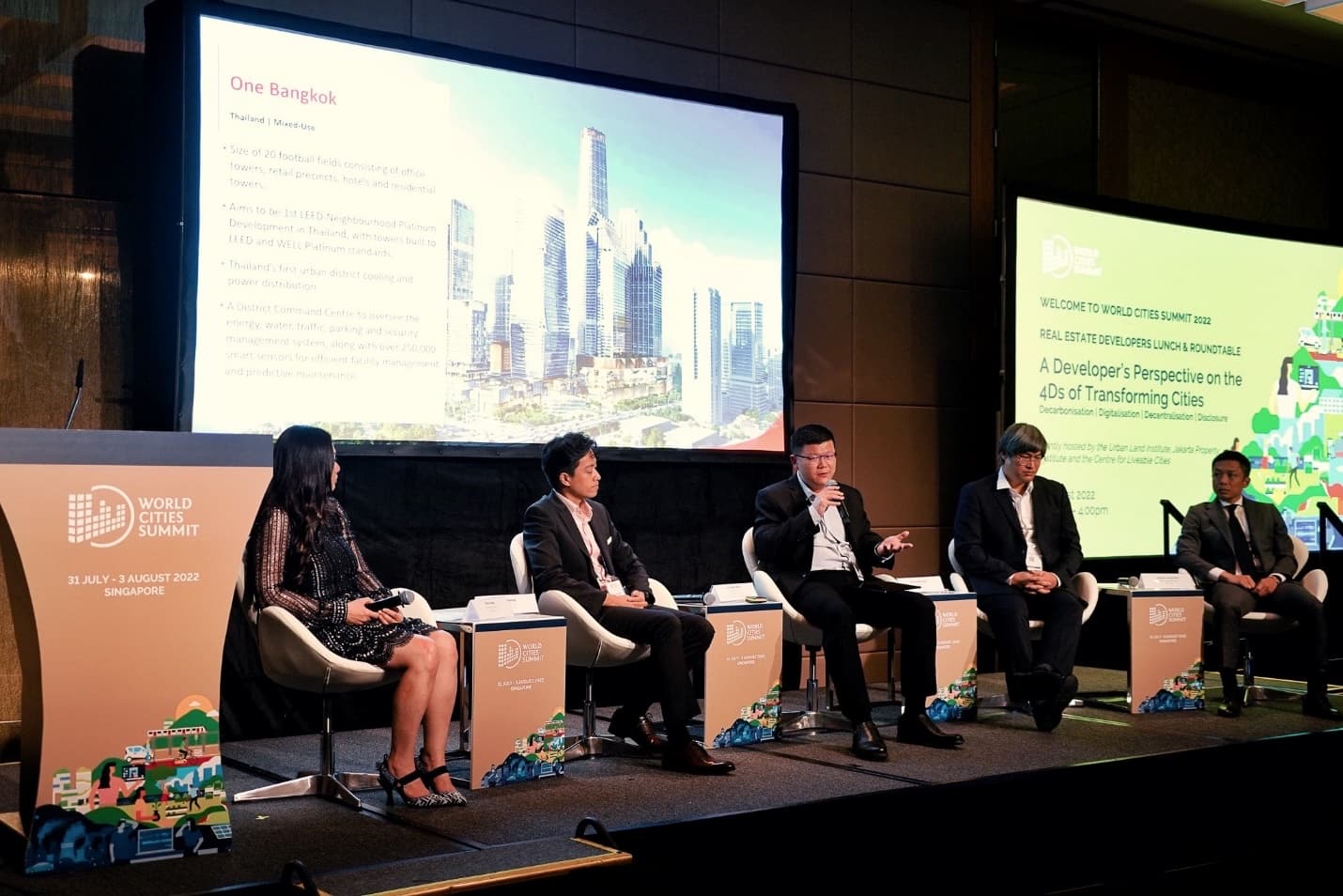 วัน แบงค็อก ร่วมแสดงวิสัยทัศน์ภายใต้หัวข้อ “A Developer’s Perspectives on the 4Ds of Transforming Cities” ในงาน Urban Land Institute ณ ประเทศสิงคโปร์
