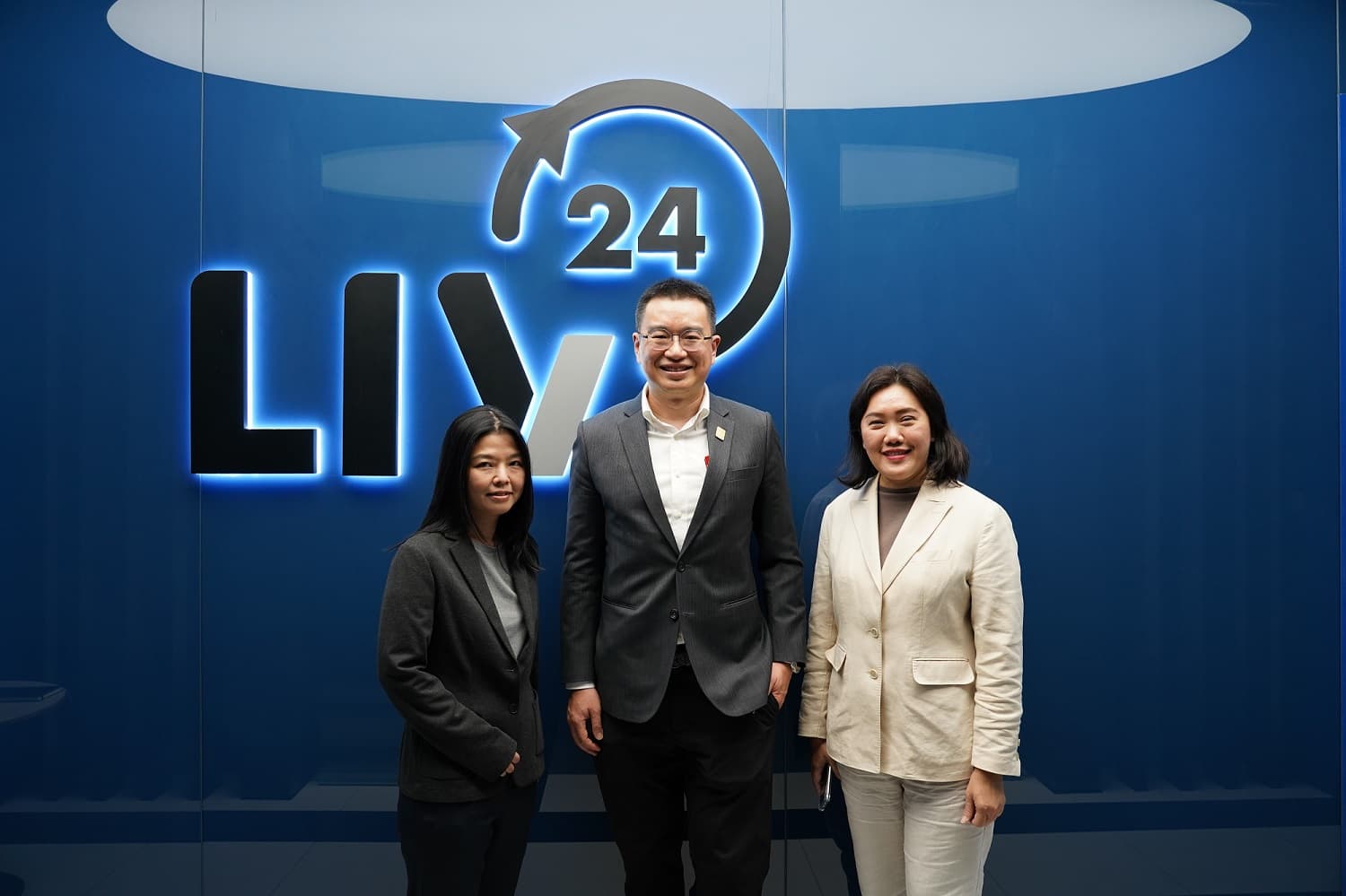 พลัส พร็อพเพอร์ตี้ โชว์ความพร้อมศูนย์ LIV – 24 รับโตโยต้า ขอนแก่น (TKK GROUP) เยี่ยมชมระบบเทคโนโลยีความปลอดภัยอัจฉริยะ 24 ชั่วโมง