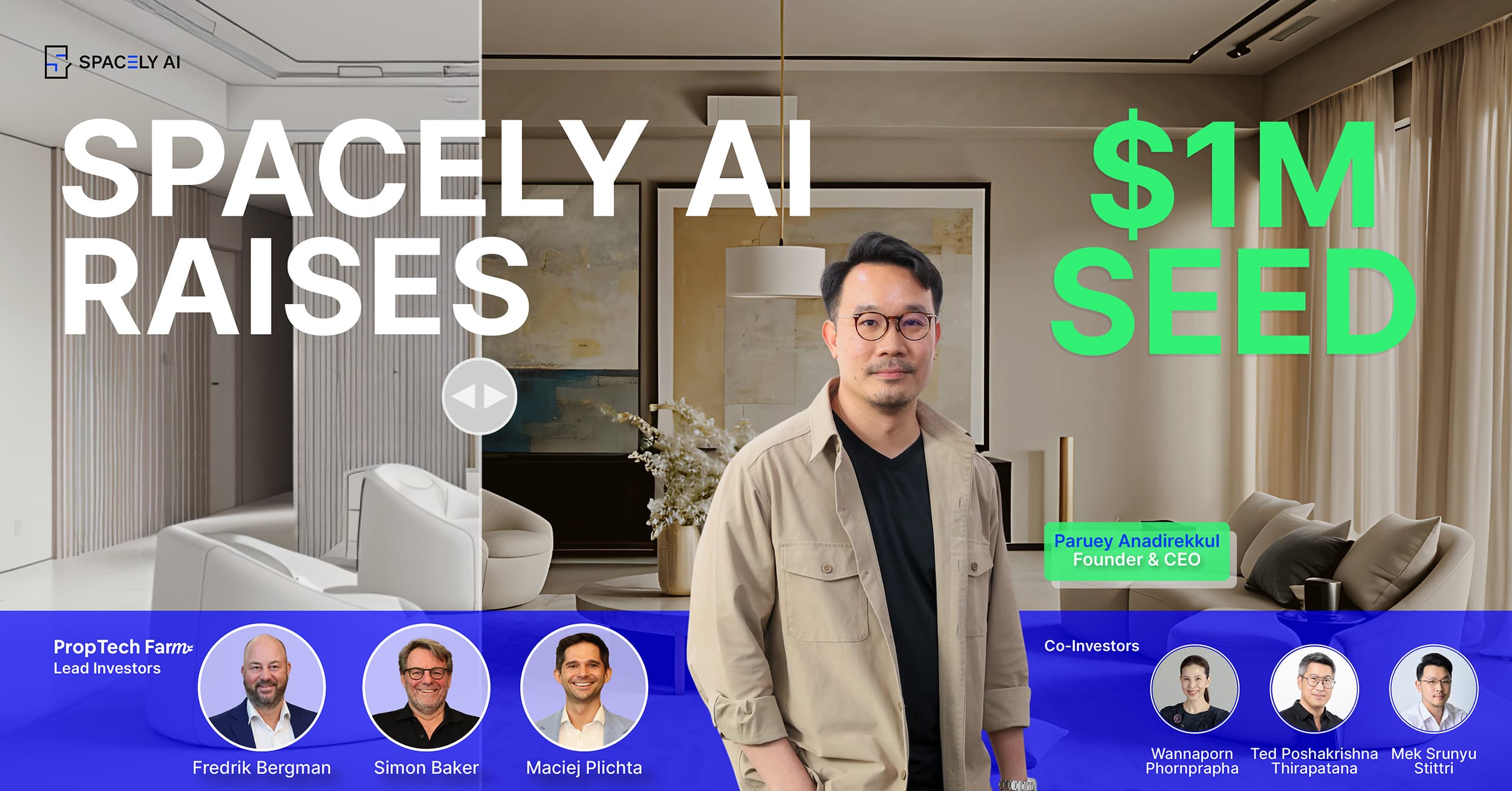 Spacely AI ระดมทุน Seed ที่ 1 ล้านดอลลาร์ หวังเร่งเครื่อง Generative AI ปฏิวัติวงการสถาปัตย์