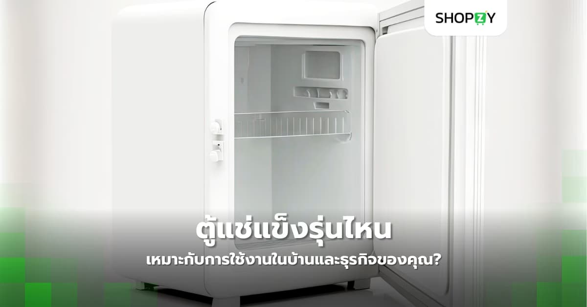 ตู้แช่แข็งรุ่นไหนเหมาะกับการใช้งานในบ้านและธุรกิจของคุณ?