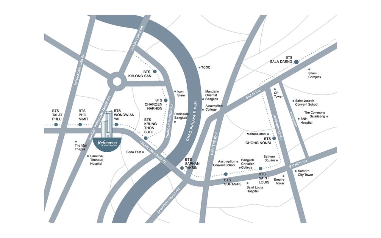 เรฟเฟอเรนซ์ สาทร-วงเวียนใหญ่ (Reference Sathorn-Wongwianyai)