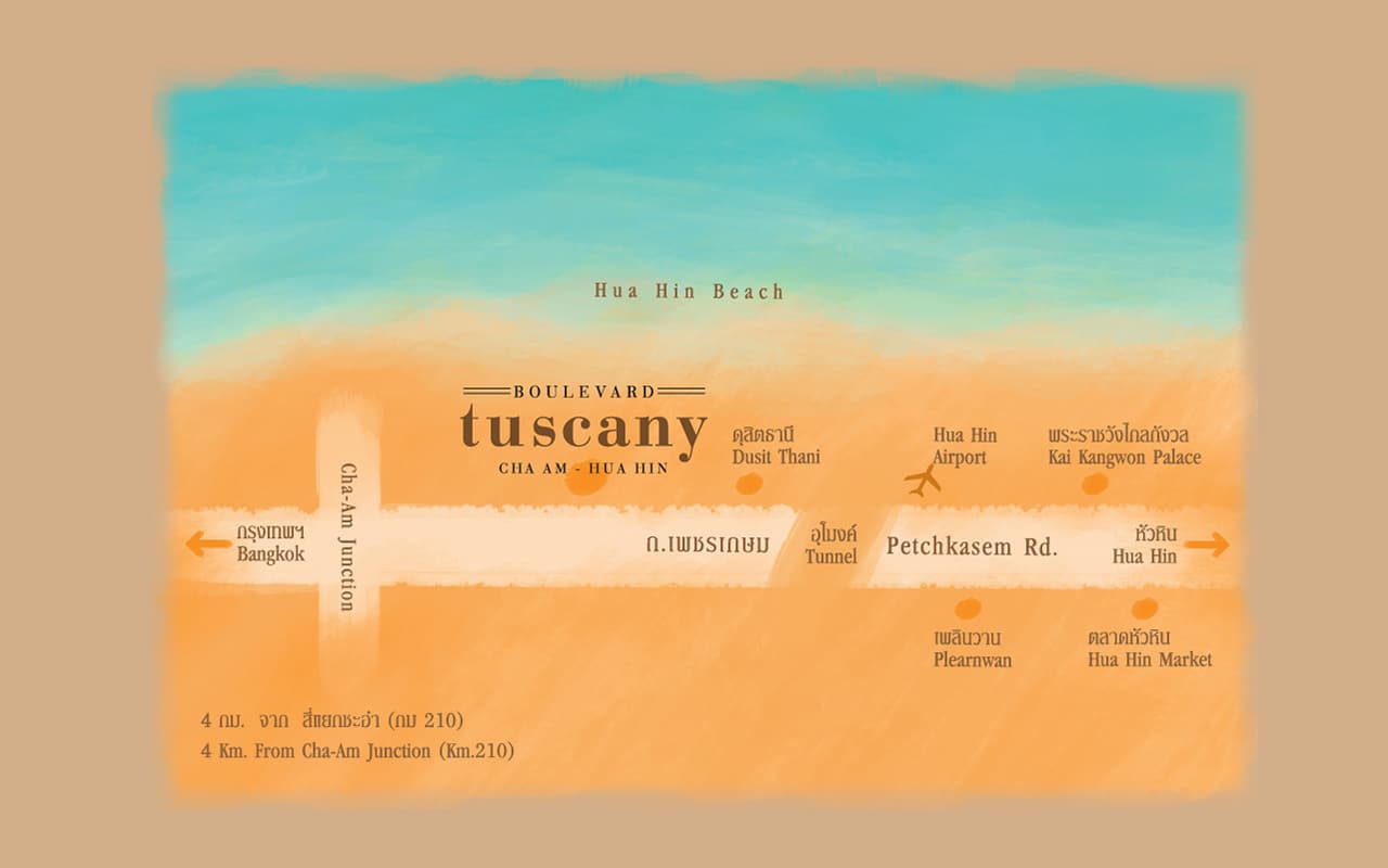 บูเลอวาร์ด ทัสคานี ชะอำ-หัวหิน (Boulevard Tuscany Cha-am - Hua-hin)