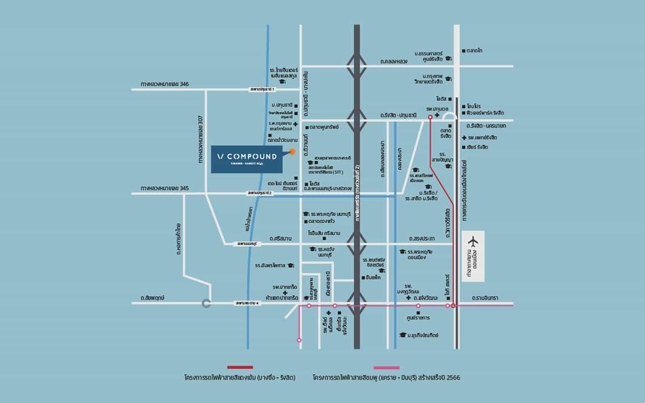 วี คอมพาวด์ ติวานนท์-รังสิต เน็กซ์ (V Compound Tiwanon-Rangsit Next)