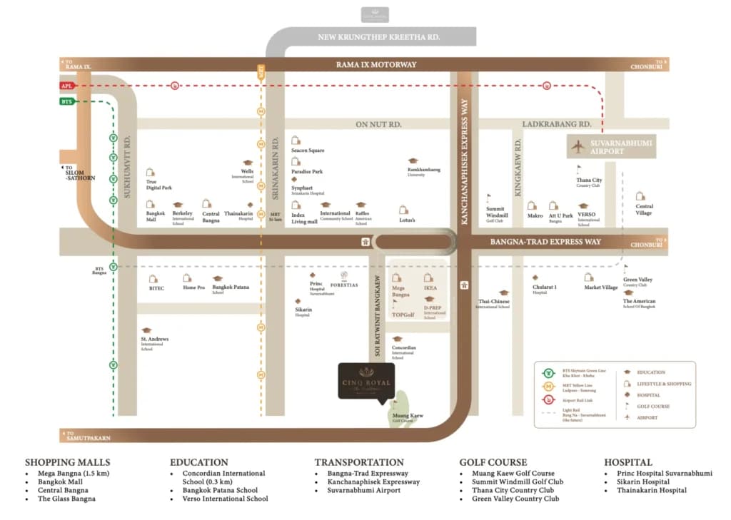 แซงค์ รอยัล ดิ เอทีน บางนา กม.7 (CINQ ROYAL The Eighteen Bangna KM.7)