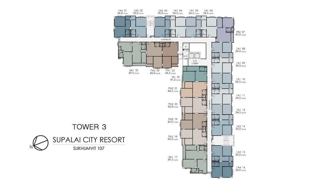 ศุภาลัย ซิตี้ รีสอร์ท สุขุมวิท 107 (Supalai City Resort Sukhumvit 107)
