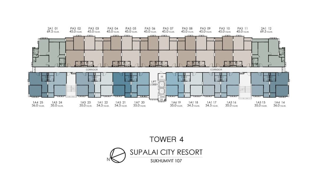 ศุภาลัย ซิตี้ รีสอร์ท สุขุมวิท 107 (Supalai City Resort Sukhumvit 107)