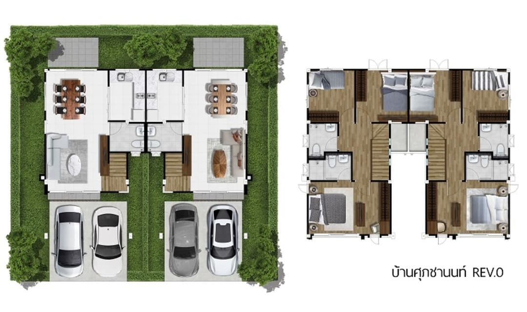 ศุภาลัย วิลล์ รังสิต คลองหลวง - คลอง 2 (Supalai Ville Rangsit Klongluang - Klong 2)