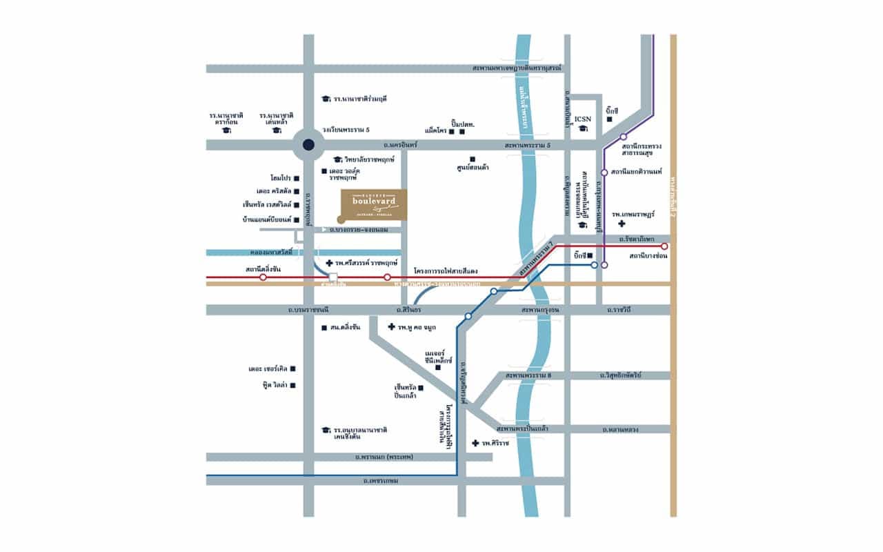 บางกอก บูเลอวาร์ด ซิกเนเจอร์ สาทร-ปิ่นเกล้า (Bangkok Boulevard Signature Sathorn-Pinklao)