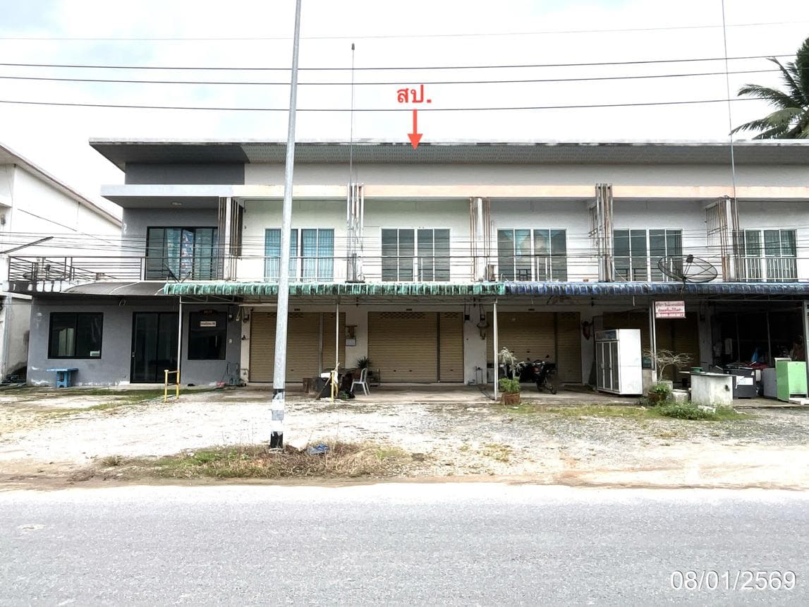 ทาวน์เฮ้าส์ 2 ห้องนอน พื้นที่ 148.5 ตร.ม. ทำเลศักยภาพ ป่าเว ไชยา สุราษฎร์ธานี