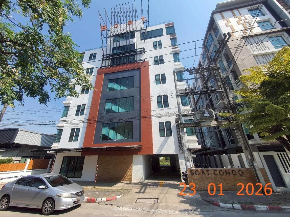 ขายคอนโด โบ๊ท คอนโด (Boat Condo) เชียงใหม่ ห้องกว้าง 39.89 ตร.ม. ทำเลทองใกล้เซ็นทรัลเฟสติวัล
