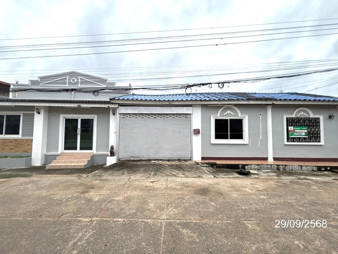 บ้านเดี่ยว หนองแค ราษีไศล ศรีสะเกษ 2 ห้องนอน 1 ห้องน้ำ พื้นที่กว้างขวางพิเศษ 319 ตร.ม. ทำเลดีเดินทางสะดวก ราคาพิเศษ 3.55 ล้าน