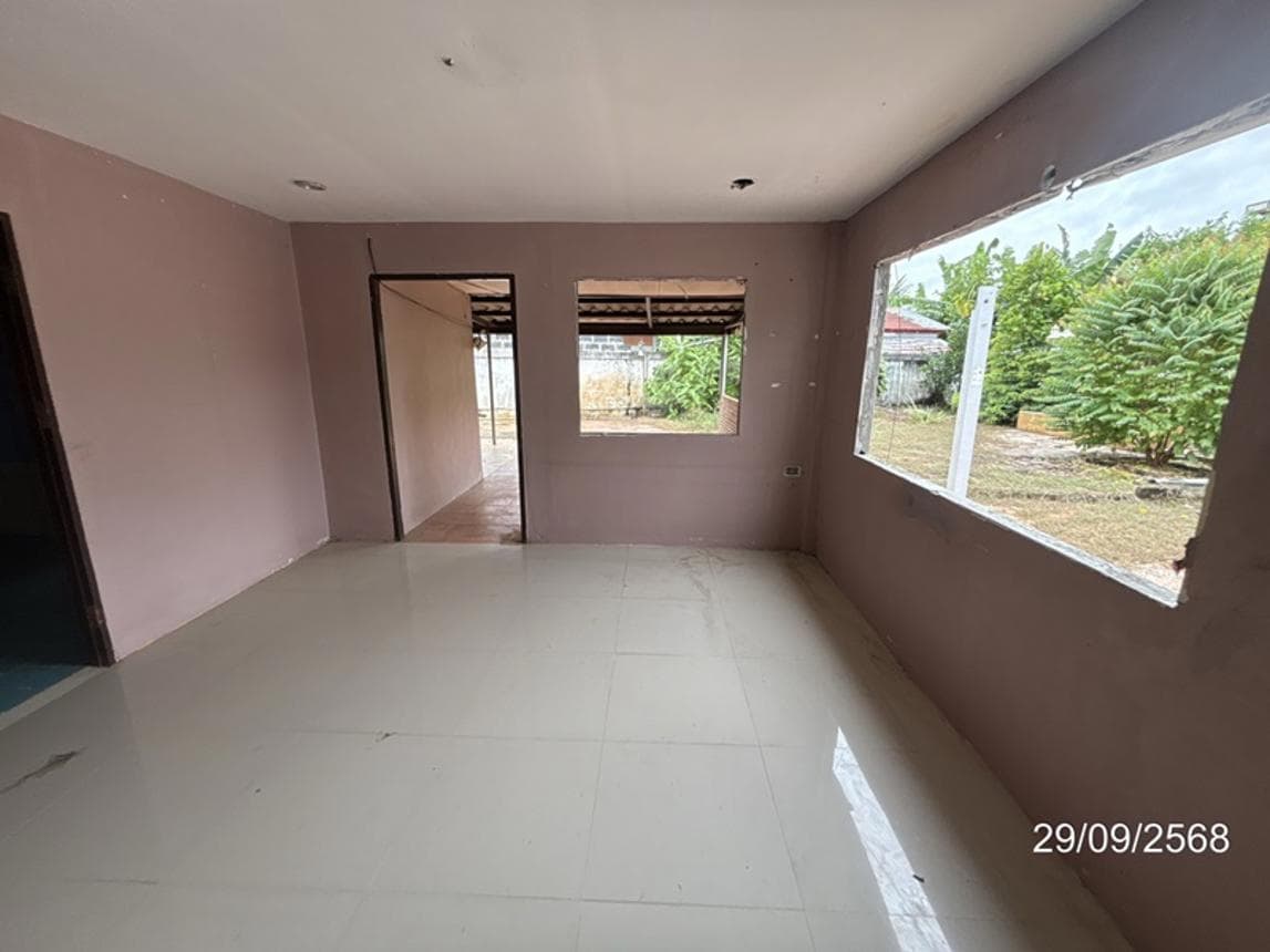 บ้านเดี่ยว หนองแค ราษีไศล ศรีสะเกษ 2 ห้องนอน 1 ห้องน้ำ พื้นที่กว้างขวางพิเศษ 319 ตร.ม. ทำเลดีเดินทางสะดวก ราคาพิเศษ 3.55 ล้าน