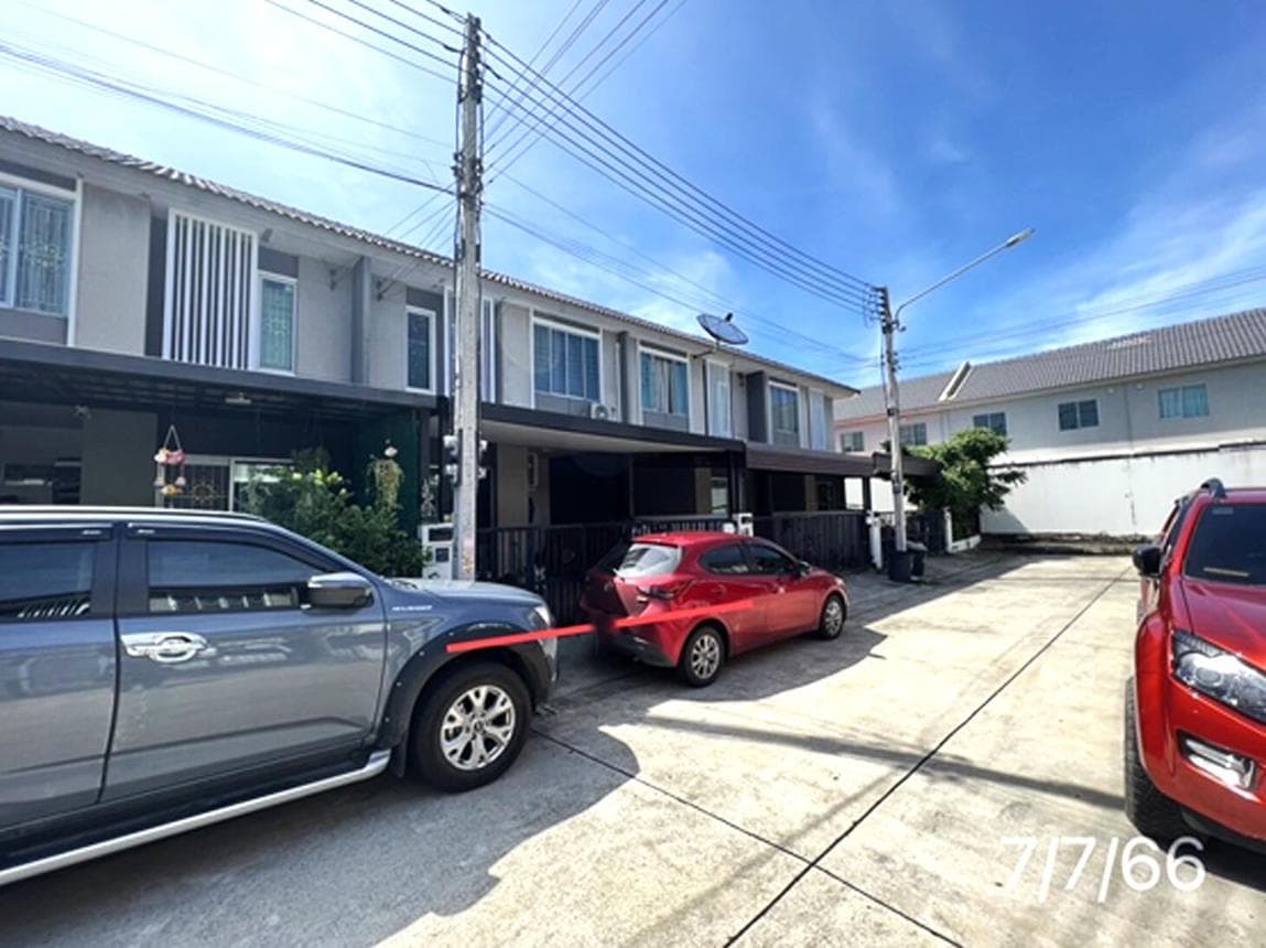 ขายทาวน์โฮม พฤกษาวิลล์ 90 รังสิต-เลียบคลองเปรมประชากร (Pruksa Ville 90 Rangsit-Liap Khlong Prem Prachakon) สวนพริกไทย เมืองปทุมธานี พื้นที่ 19.8 ตร.ว. 3 ห้องนอน ทำเลดี ราคา 2.16 ล้าน