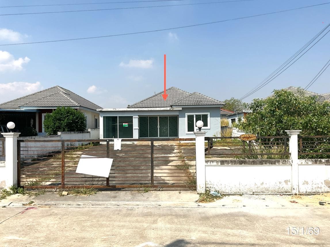 บ้านเดี่ยว นิคมพัฒนา ระยอง 2 ห้องนอน 2 ห้องน้ำ พื้นที่ 110.75 ตร.ม. ทำเลดีใกล้แหล่งงานและนิคมอุตสาหกรรม ราคาพิเศษ 2.9 ล้าน