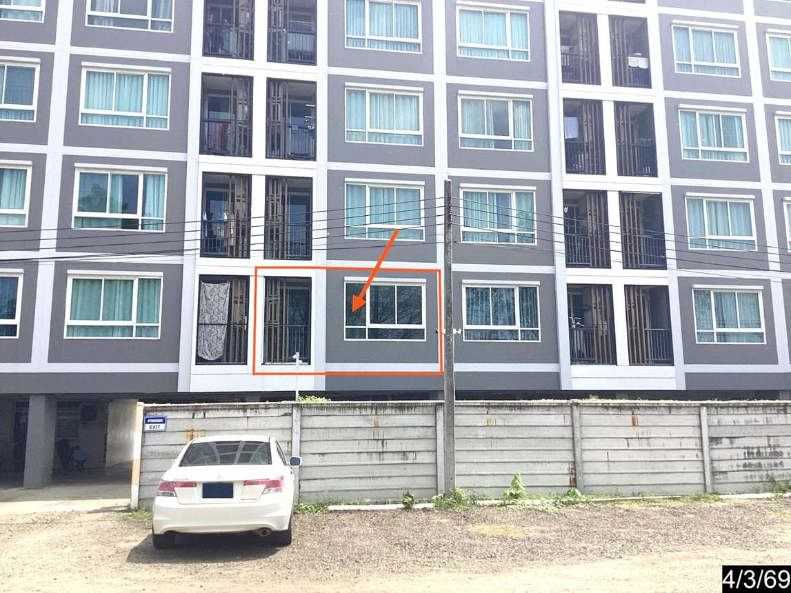 ขายคอนโด พาร์ค คอนโด ดรีม บุรีรัมย์ (Park Condo Dream Buriram) 1 ห้องนอน 1 ห้องน้ำ พื้นที่ 30.59 ตร.ม. ทำเลใจกลางเมือง ใกล้ห้างโรบินสัน
