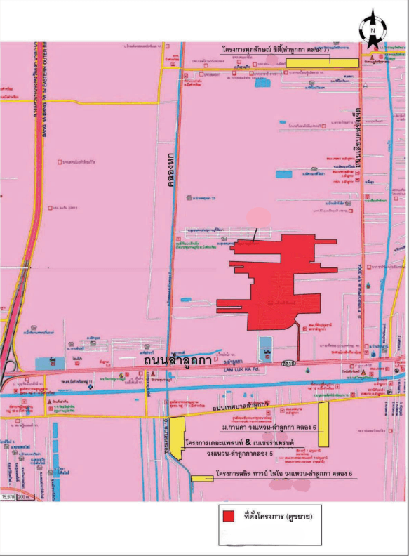 บ้านแฝด โครงการ บ้านฟ้าปิยรมย์ เทนโดร ปทุมธานี