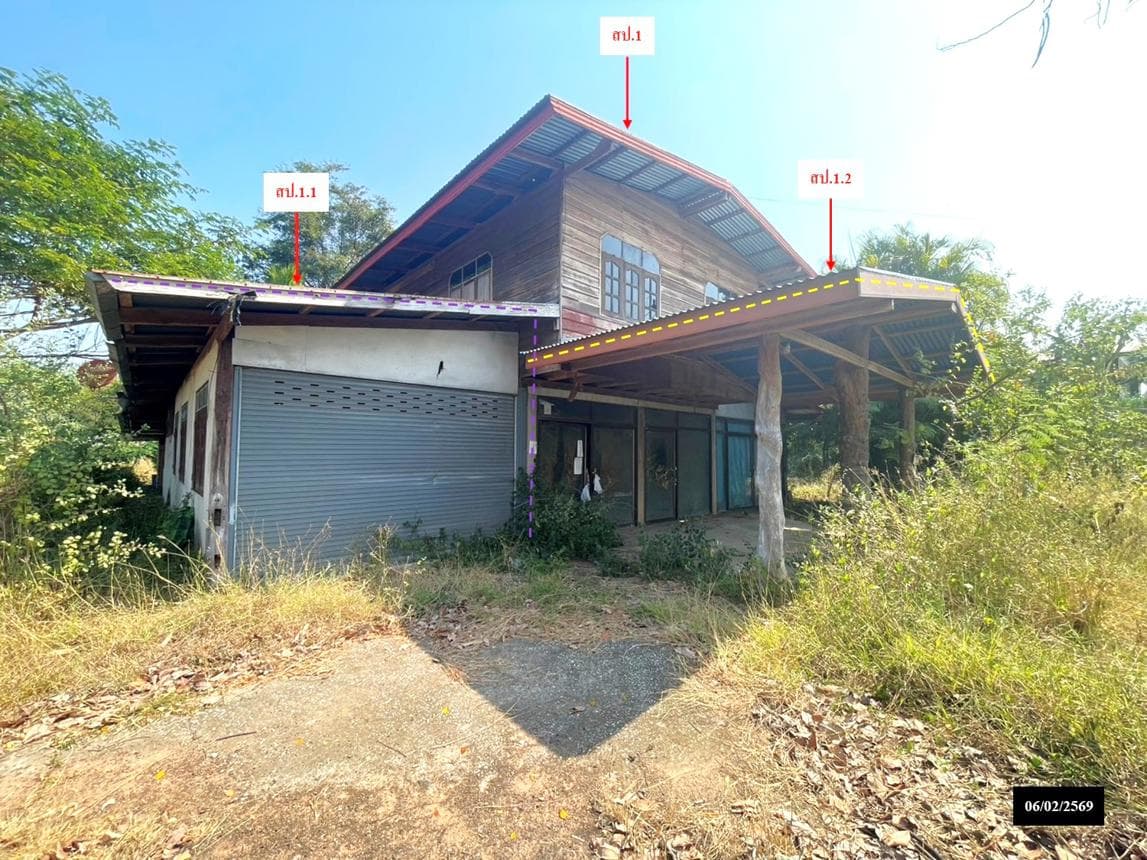 บ้านเดี่ยว ปทุมวาปี ส่องดาว สกลนคร พื้นที่ 47 ตร.ว. พื้นที่ใช้สอย 336 ตร.ม. 3 ห้องนอน 2 ห้องน้ำ