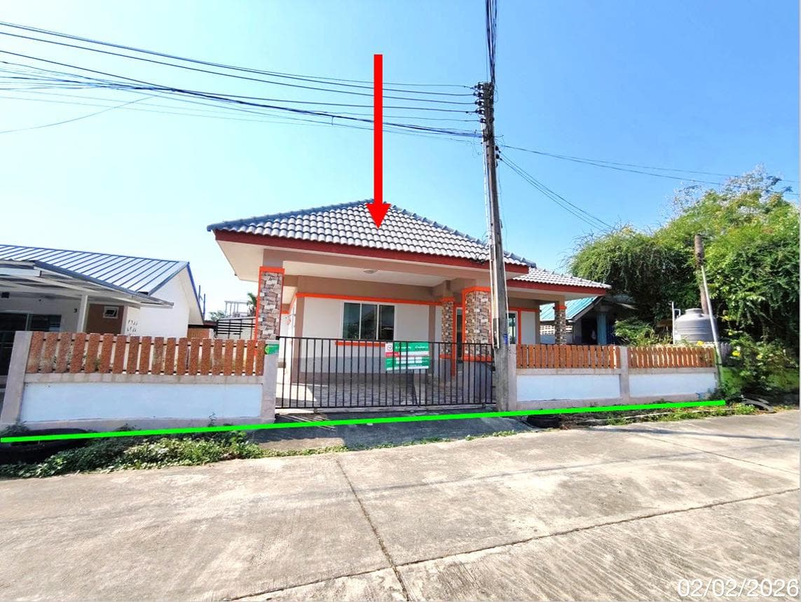 บ้านเดี่ยว มาบตาพุด เมืองระยอง 3 ห้องนอน 2 ห้องน้ำ พื้นที่ 117.35 ตร.ม. บนเนื้อที่ 57.9 ตร.ว. ทำเลศักยภาพใกล้แหล่งงาน ราคา 2.6 ล้านบาท