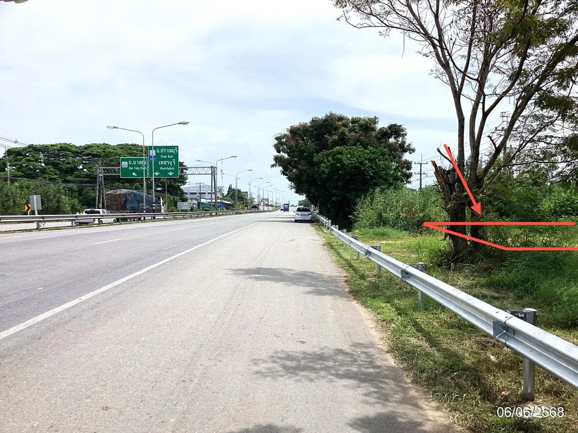 ขายที่ดินว่างเปล่า กุยบุรี กุยบุรี ประจวบคีรีขันธ์ พื้นที่ 96 ตร.ว. ทำเลดีเพื่อการลงทุนและสร้างบ้าน