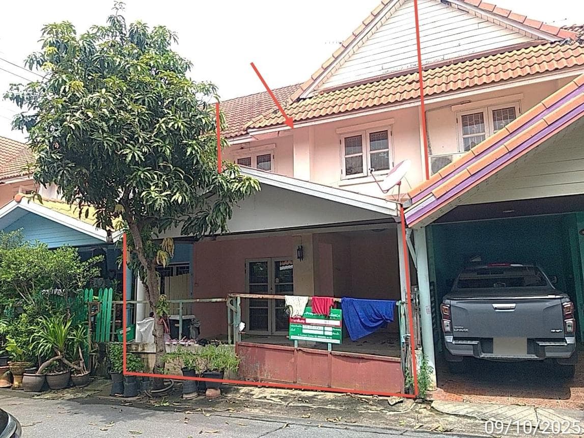 ทาวน์เฮ้าส์ 2 ห้องนอน พื้นที่ 114 ตร.ม. โครงการพฤกษา 27 ทำเลศักยภาพ คลองอุดมชลจร เมืองฉะเชิงเทรา ฉะเชิงเทรา