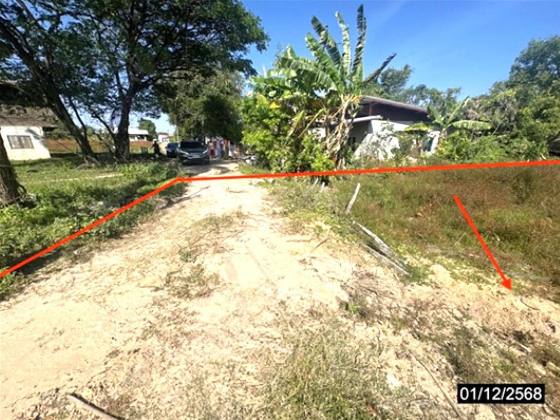 ขายที่ดินเปล่า ทำเลสวย พื้นที่ 80 ตร.ว. อ.หัวตะพาน จ.อำนาจเจริญ เดินทางสะดวก ใกล้แหล่งชุมชน เหมาะสำหรับปลูกสร้างบ้านพักอาศัย
