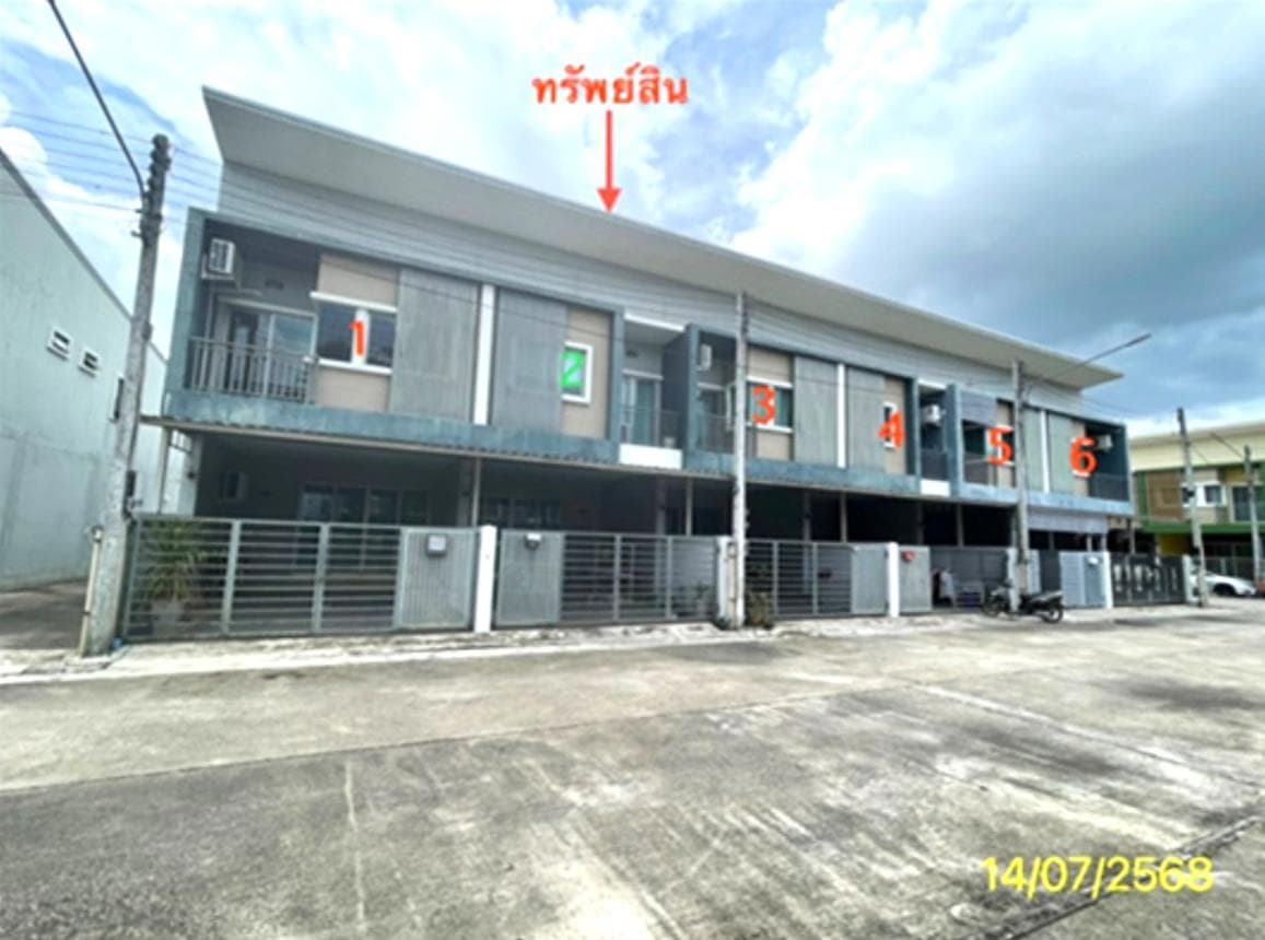 ทาวน์เฮ้าส์ อีซีโอ ควนลัง หาดใหญ่ สงขลา 3 ห้องนอน 171 ตร.ม. ทำเลดี เดินทางสะดวก ราคาคุ้มค่า