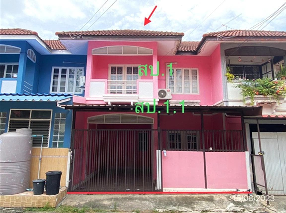 ขายทาวน์โฮม พรธิสาร 5 (Pornthisan 5) ลำผักกูด ธัญบุรี ปทุมธานี พื้นที่ 19.5 ตร.ว. 3 ห้องนอน คุ้มค่า