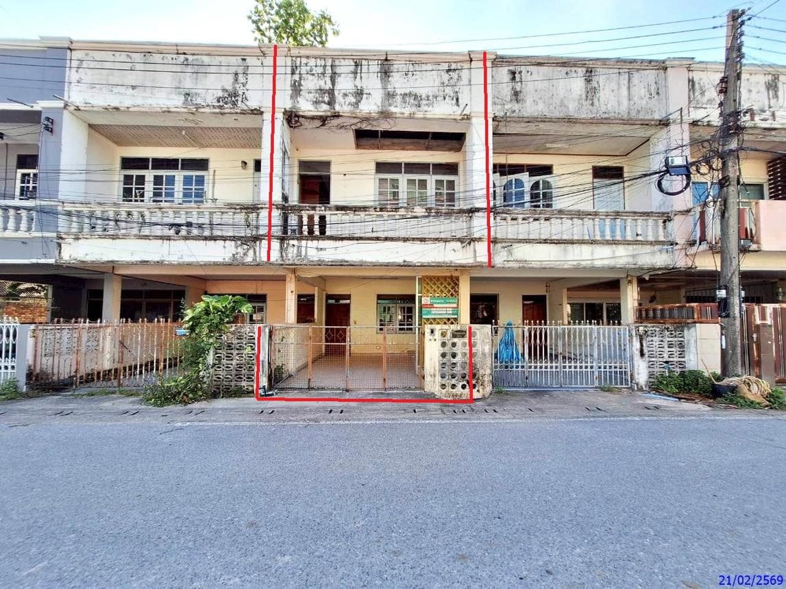 ทาวน์เฮ้าส์ 3 ห้องนอน พื้นที่ 166.5 ตร.ม. ทำเลศักยภาพ พะวง เมืองสงขลา สงขลา