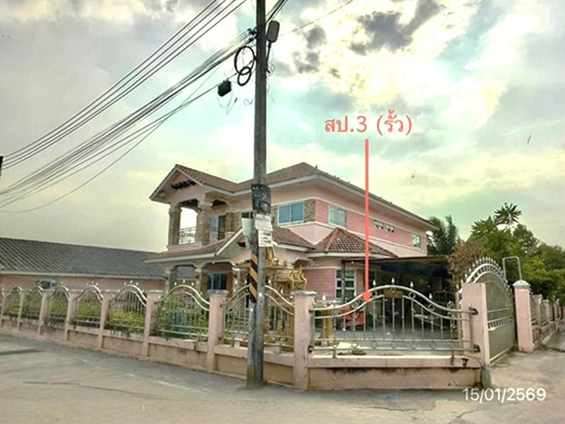 ขายบ้านเดี่ยวระดับพรีเมียม 3 ห้องนอน เขาคันทรง ศรีราชา ชลบุรี พื้นที่ใช้สอยกว้างขวาง 334.75 ตร.ม.