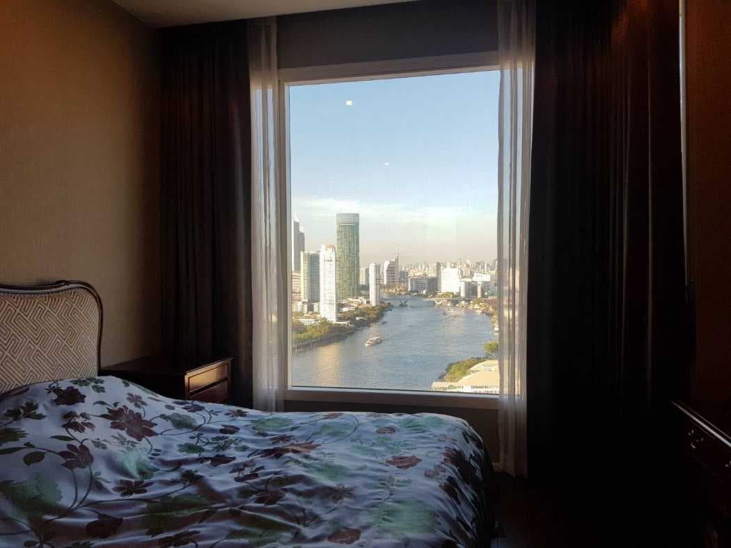 ขายพร้อมผู้เช่า คอนโด Menam Residences (แม่น้ำเรสซิเดนท์) ห้องใหม่ วิวแม่น้ำเจ้าพระยา ใกล้ BTS สะพานตากสิน