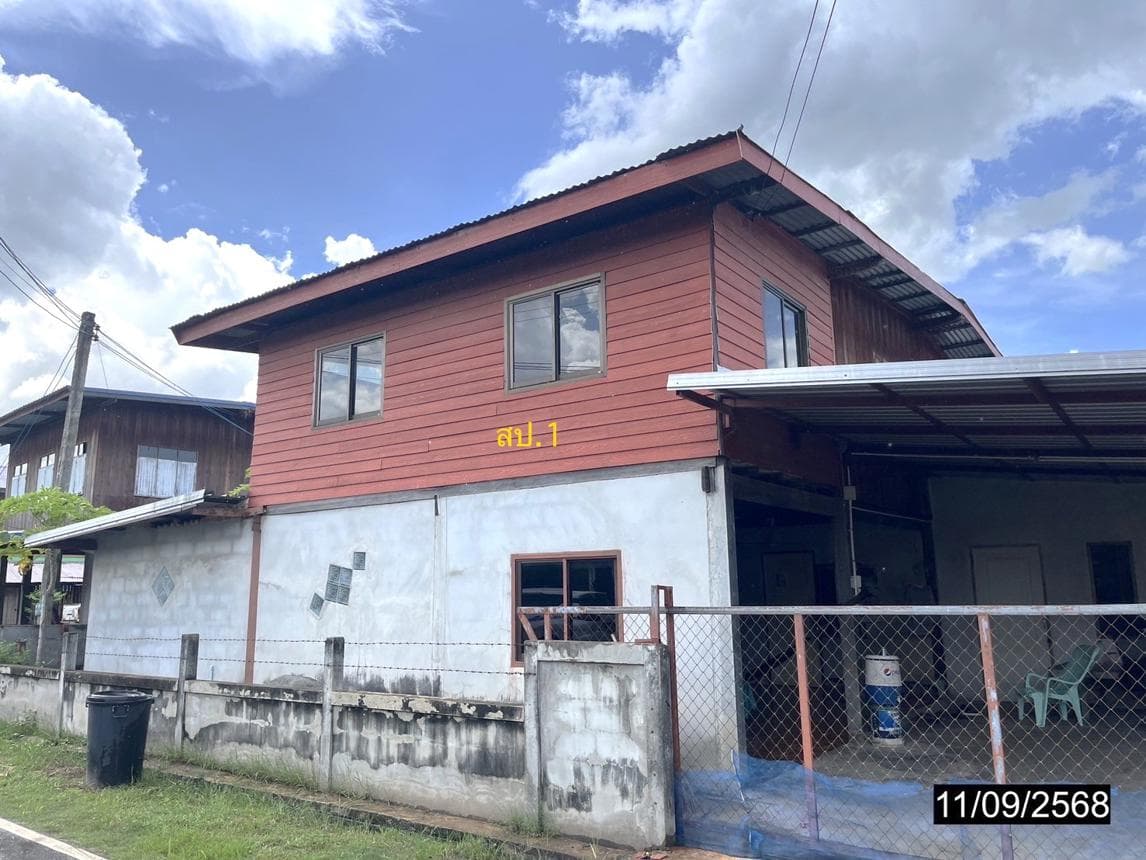 ขายบ้านเดี่ยว ดงสิงห์ จังหาร ร้อยเอ็ด 2 ห้องนอน พื้นที่กว้าง 185 ตร.ม. ทำเลสงบ ราคาหลักแสน