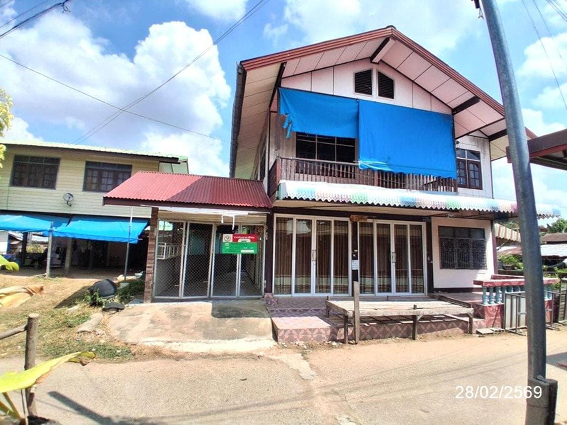 ขายบ้านเดี่ยว โพนทัน คำเขื่อนแก้ว ยโสธร 3 ห้องนอน พื้นที่กว้างขวาง ทำเลเงียบสงบ