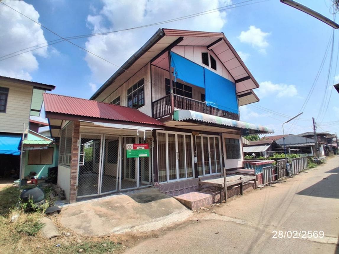 ขายบ้านเดี่ยว โพนทัน คำเขื่อนแก้ว ยโสธร 3 ห้องนอน พื้นที่กว้างขวาง ทำเลเงียบสงบ