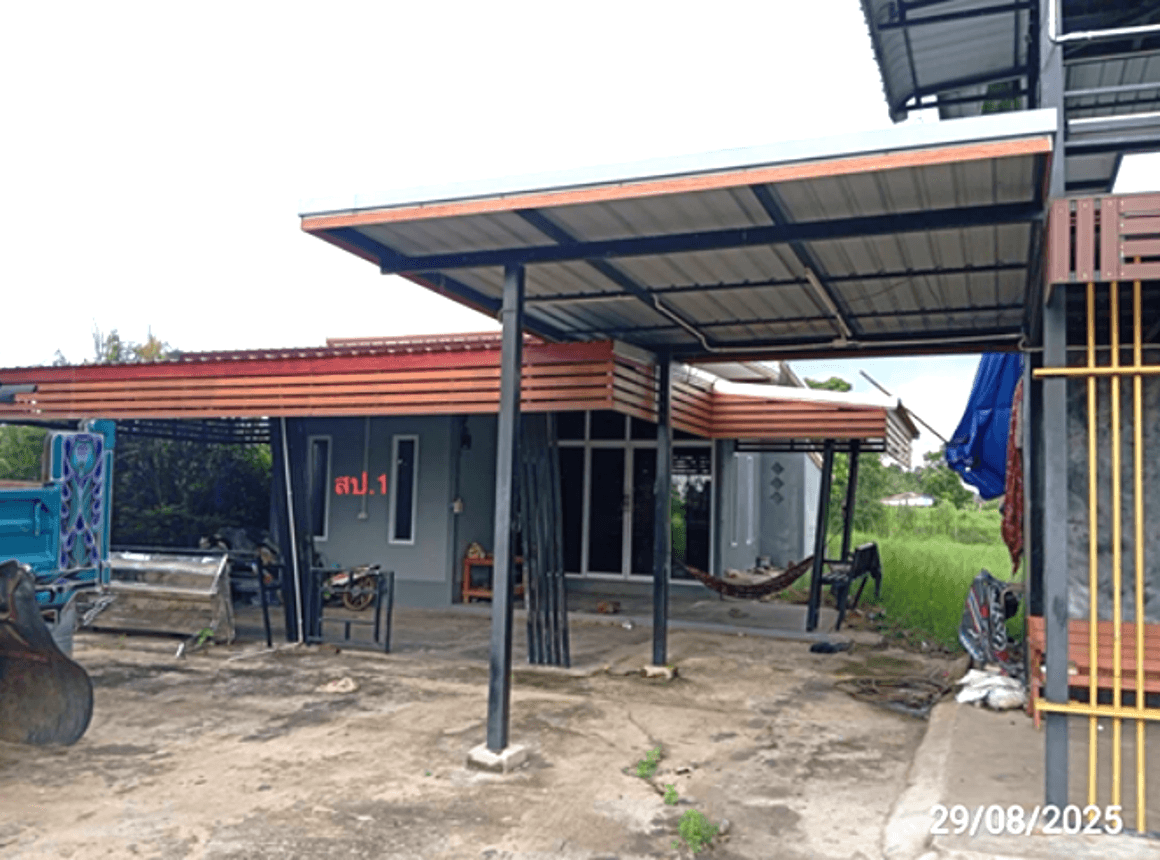 บ้านเดี่ยว บ้านไทร ปราสาท สุรินทร์ พื้นที่ที่ดินกว้างขวาง 87 ตร.ว. บรรยากาศสงบ ราคาคุ้มค่า