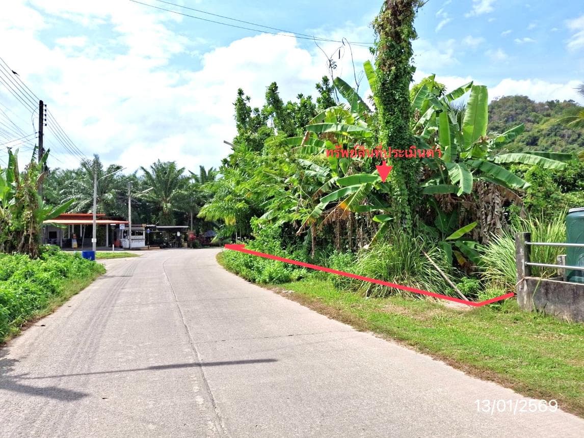 ขายที่ดินเปล่า เหนือคลอง กระบี่ ทำเลศักยภาพ ใกล้สนามบิน เหมาะสำหรับลงทุนและสร้างที่อยู่อาศัย