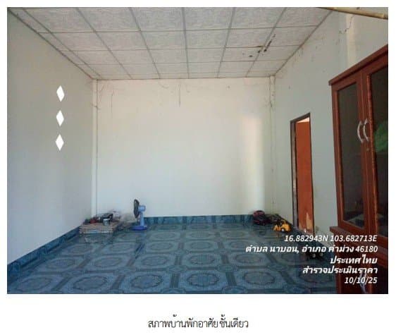 บ้านเดี่ยว โครงการ บ้านนาบอน กาฬสินธุ์