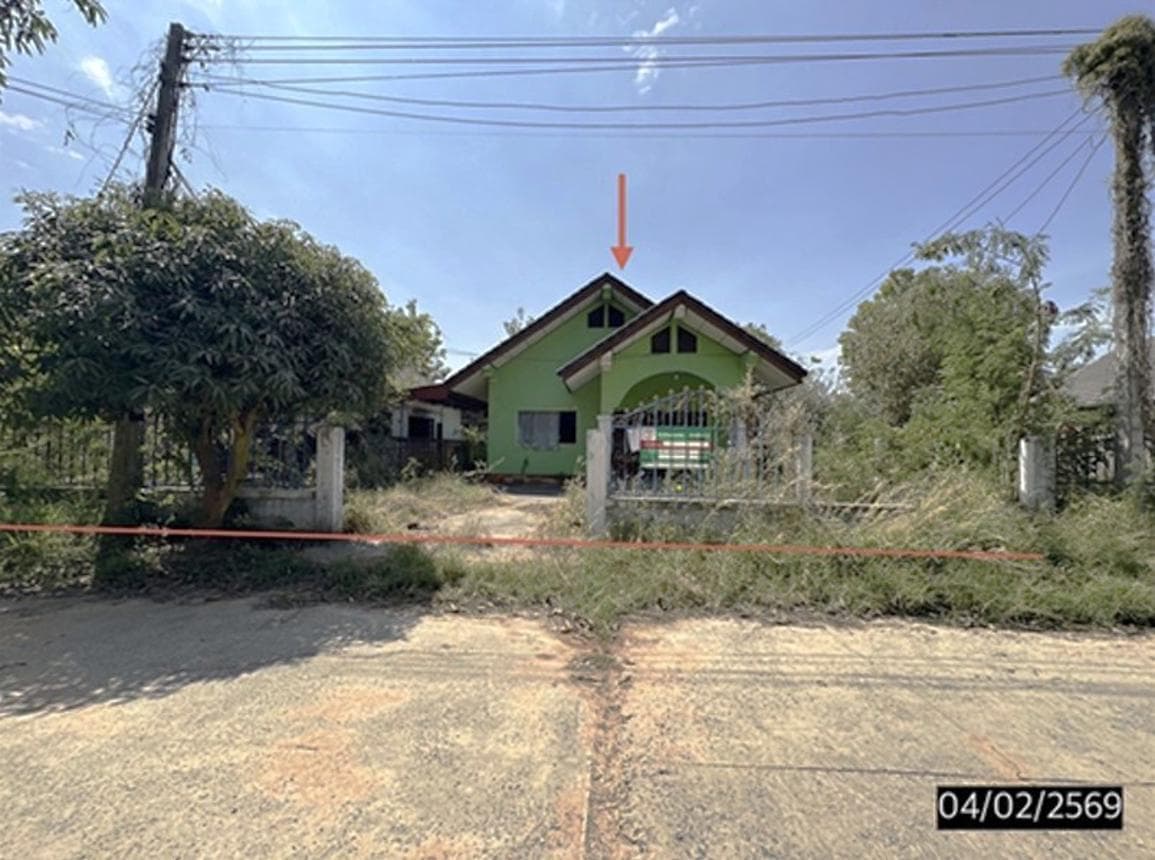 ขายบ้านเดี่ยวชั้นเดียว พื้นที่ 65 ตร.ว. อ.บรบือ จ.มหาสารคาม 2 ห้องนอน 1 ห้องน้ำ พื้นที่กว้างขวาง บรรยากาศสงบ ราคาล้านต้นๆ