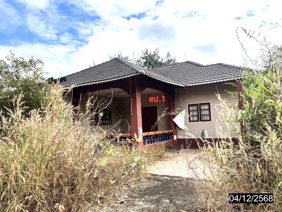 บ้านเดี่ยว หัวนาคำ ยางตลาด กาฬสินธุ์ 3 ห้องนอน 2 ห้องน้ำ ขนาด 49 ตร.ว.
