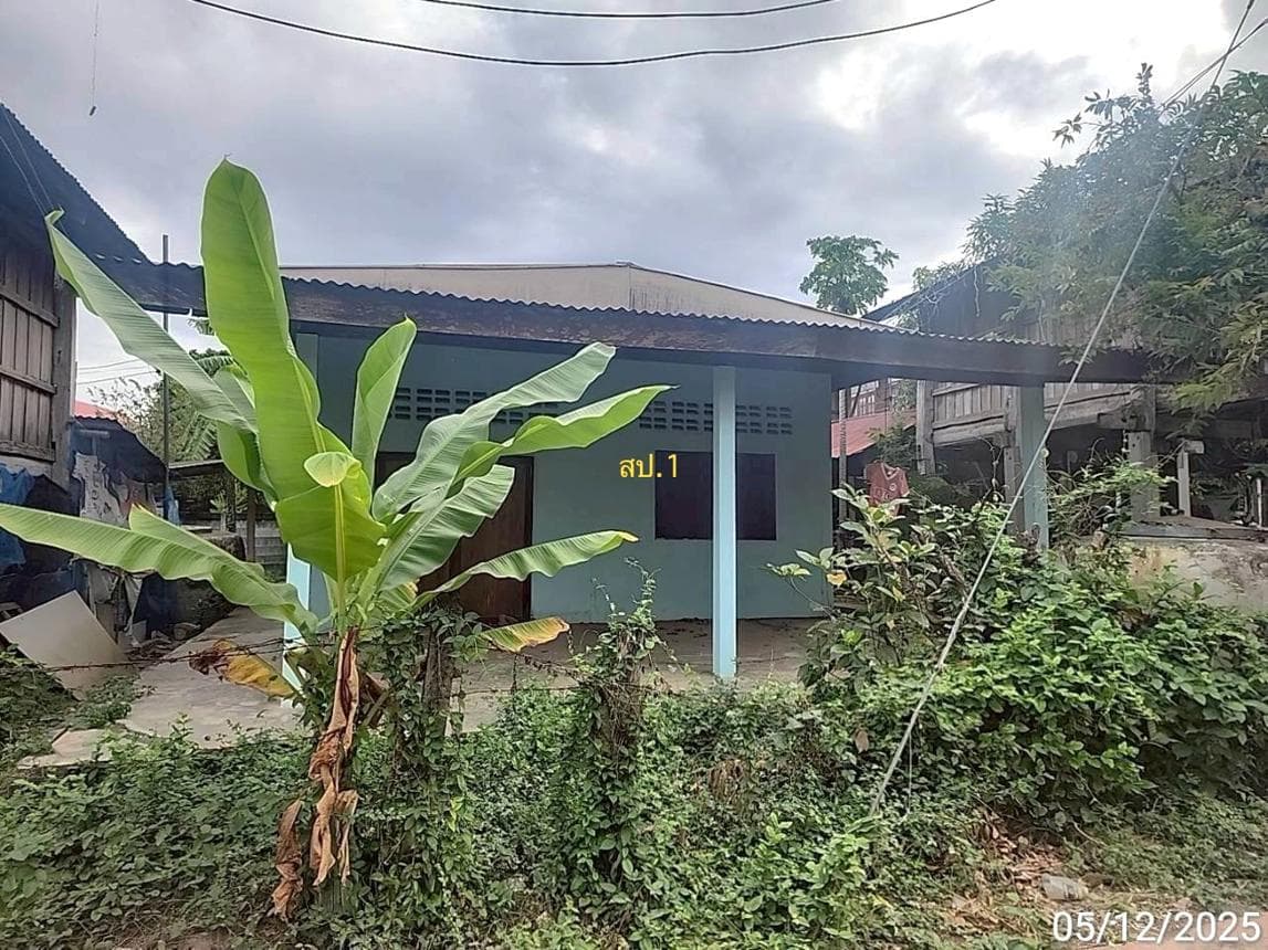 บ้านเดี่ยว เขวา เมืองมหาสารคาม บนที่ดินกว้าง 58 ตร.ว. ราคาไม่ถึงห้าแสน ทำเลสงบน่าอยู่