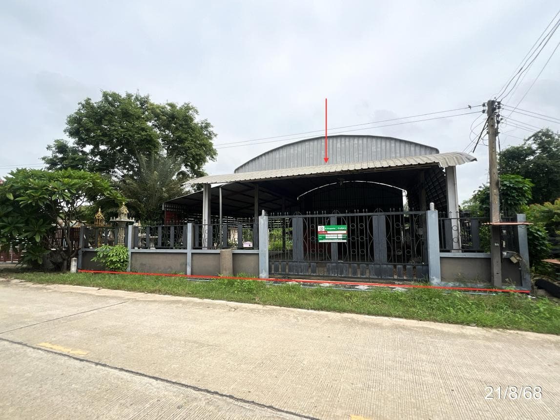 บ้านเดี่ยว วัดไทรย์ เมืองนครสวรรค์ นครสวรรค์ พื้นที่ 94 ตร.ว. พื้นที่ใช้สอย 148.5 ตร.ม. 3 ห้องนอน 2 ห้องน้ำ
