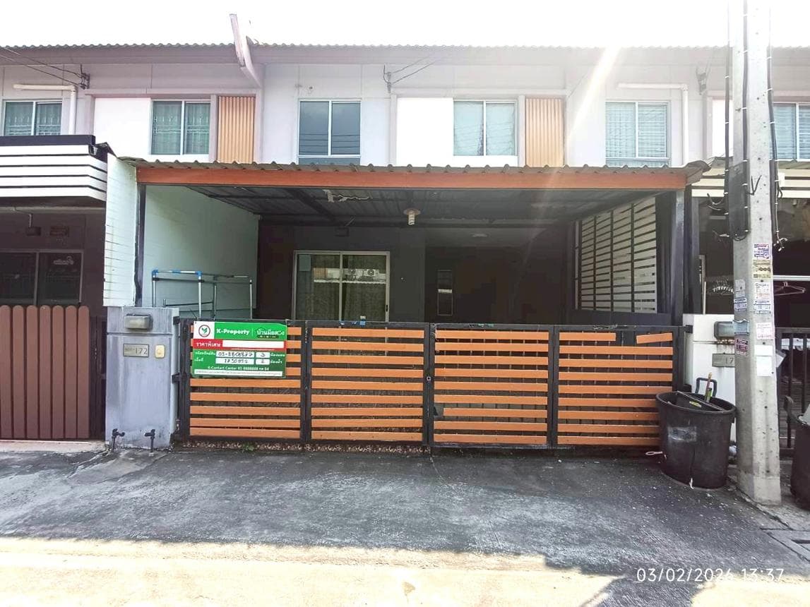 ทาวน์โฮม บ้านพฤกษา 111 (รังสิต-บางพูน 2) เมืองปทุมธานี 3 ห้องนอน พื้นที่ใช้สอย 108.3 ตร.ม. ทำเลดีเดินทางสะดวก - image 1